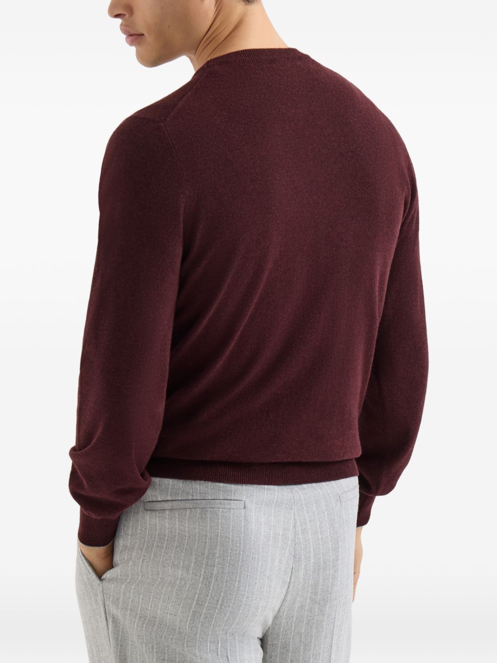 Brunello Cucinelli Men Cashmere Crewneck Sweater
