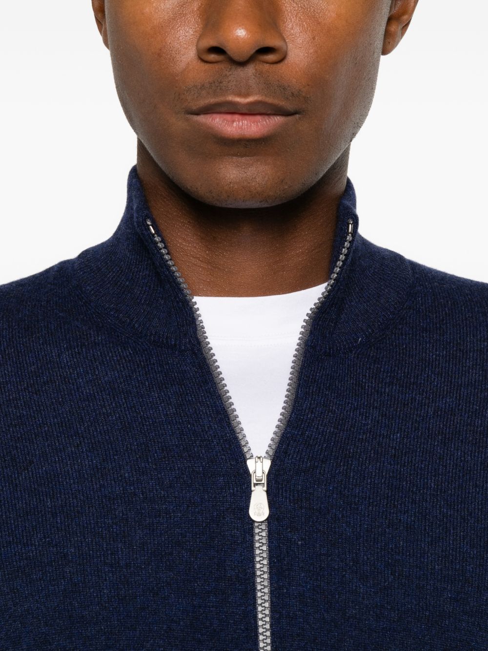 Brunello Cucinelli Men Cashmere Zipped Cardigan