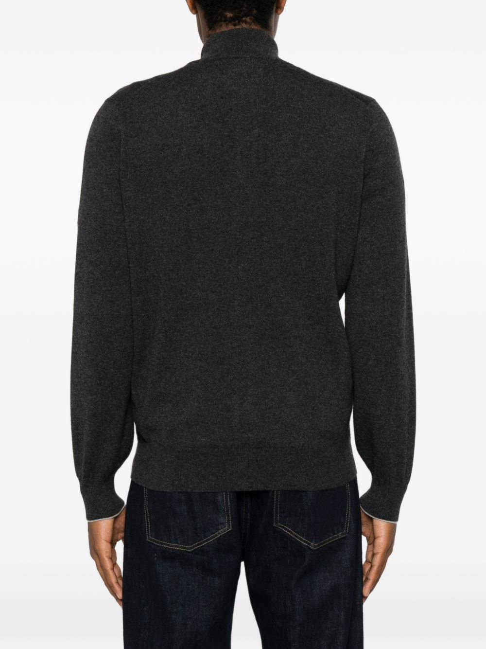 Brunello Cucinelli Men Cashmere Zipped Cardigan