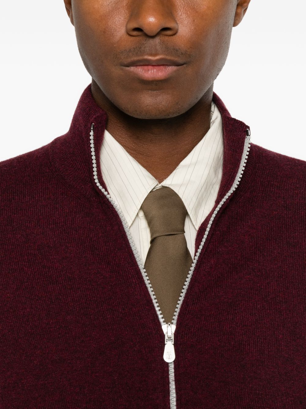 Brunello Cucinelli Men Cashmere Zipped Cardigan