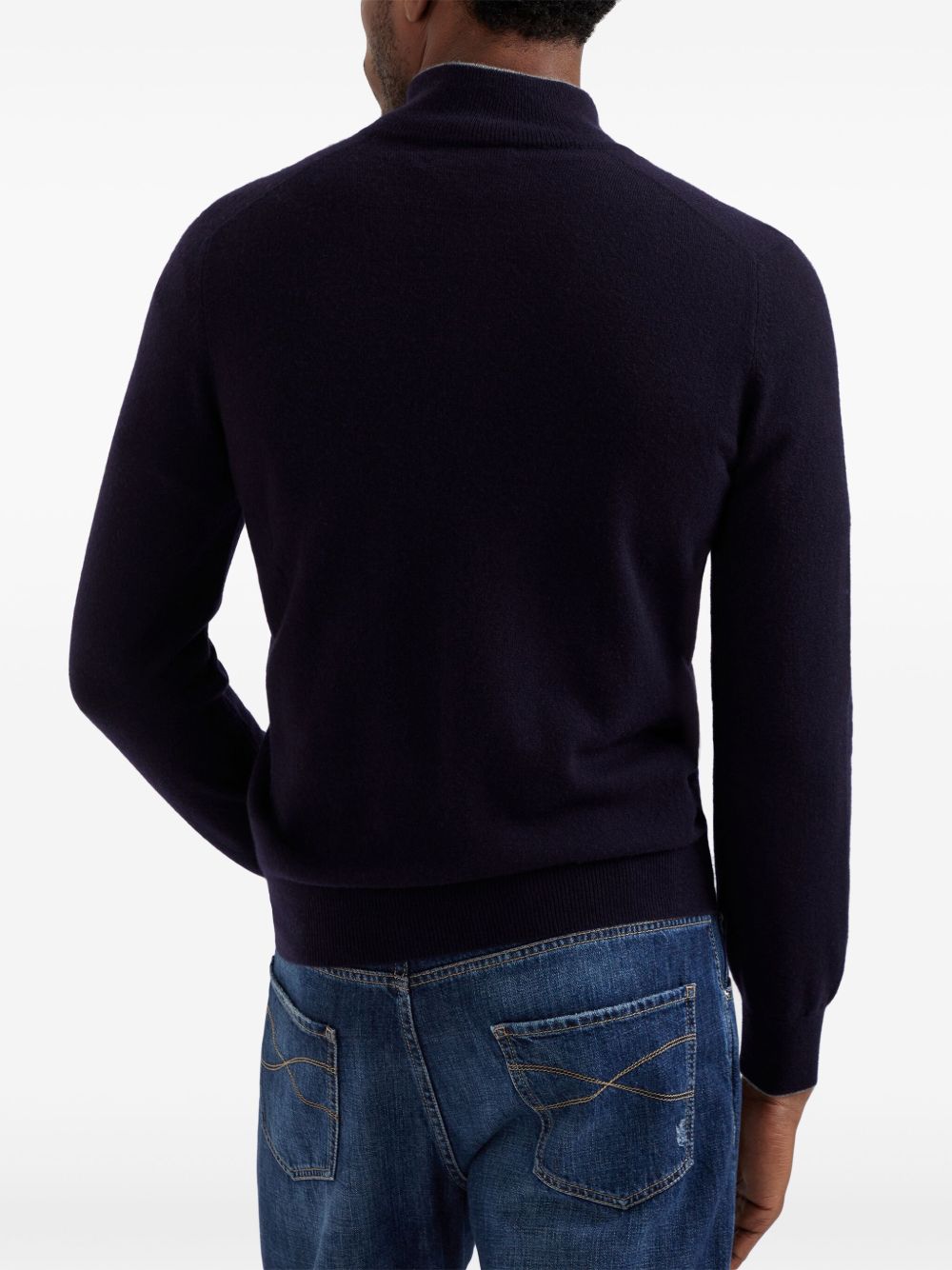 Brunello Cucinelli Men Cashmere Turtle-Neck Sweater