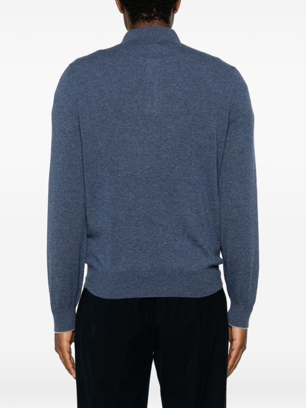 Brunello Cucinelli Men Cashmere Polo Shirt