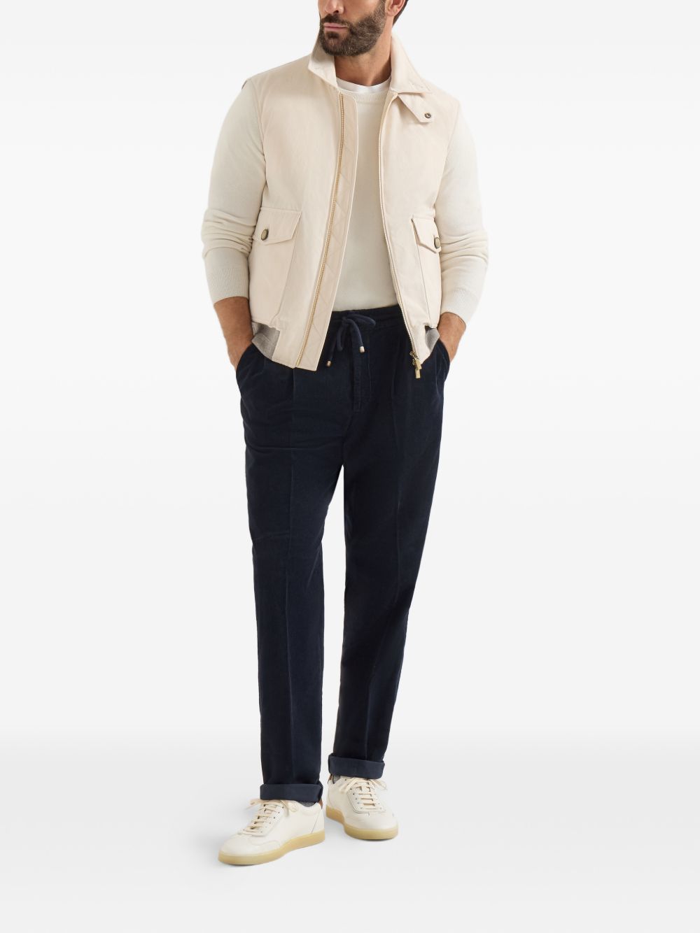 Brunello Cucinelli Men Velvet Trousers