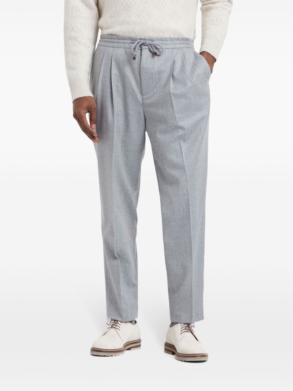 Brunello Cucinelli Men Wool Trousers