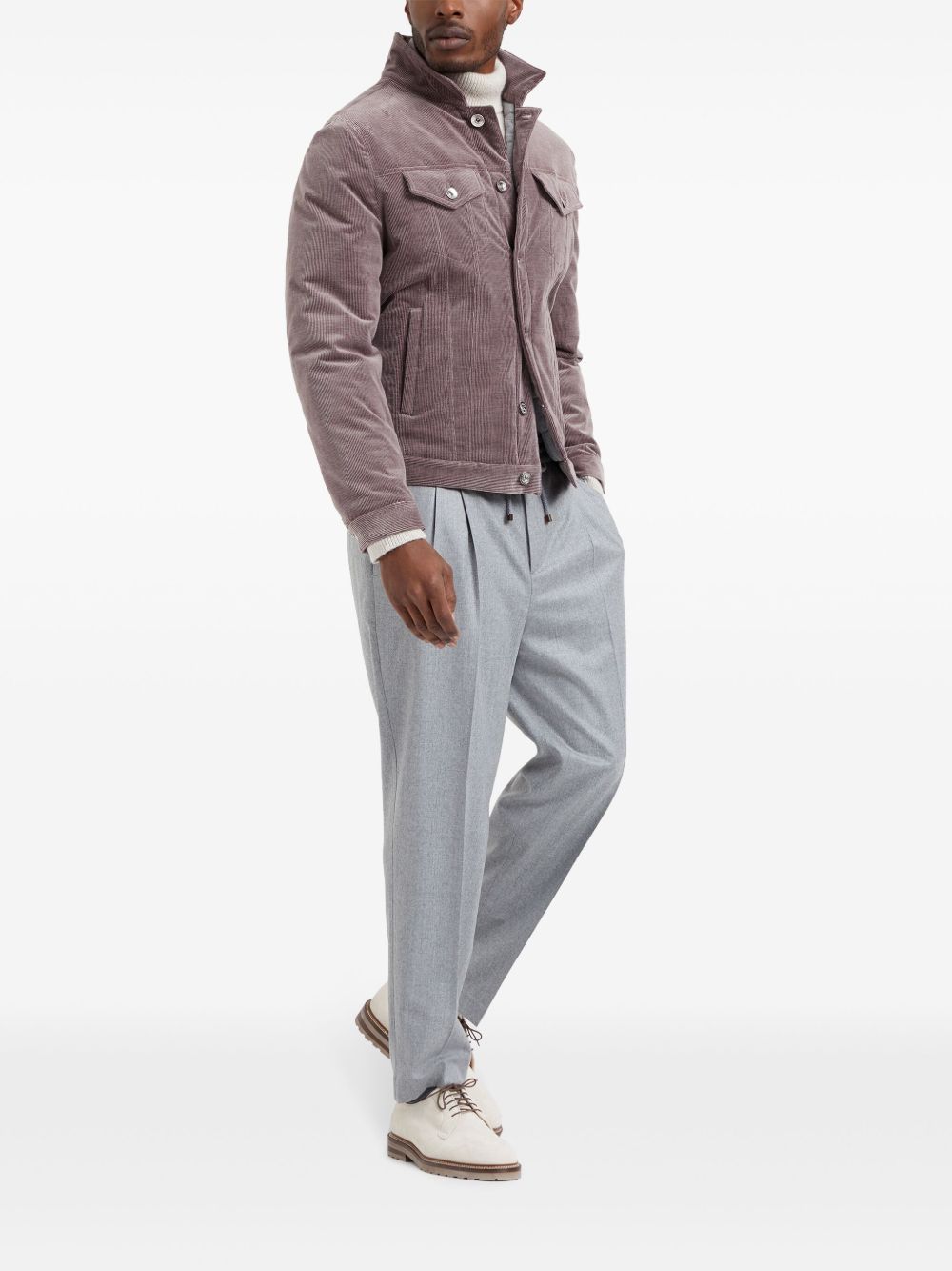 Brunello Cucinelli Men Wool Trousers