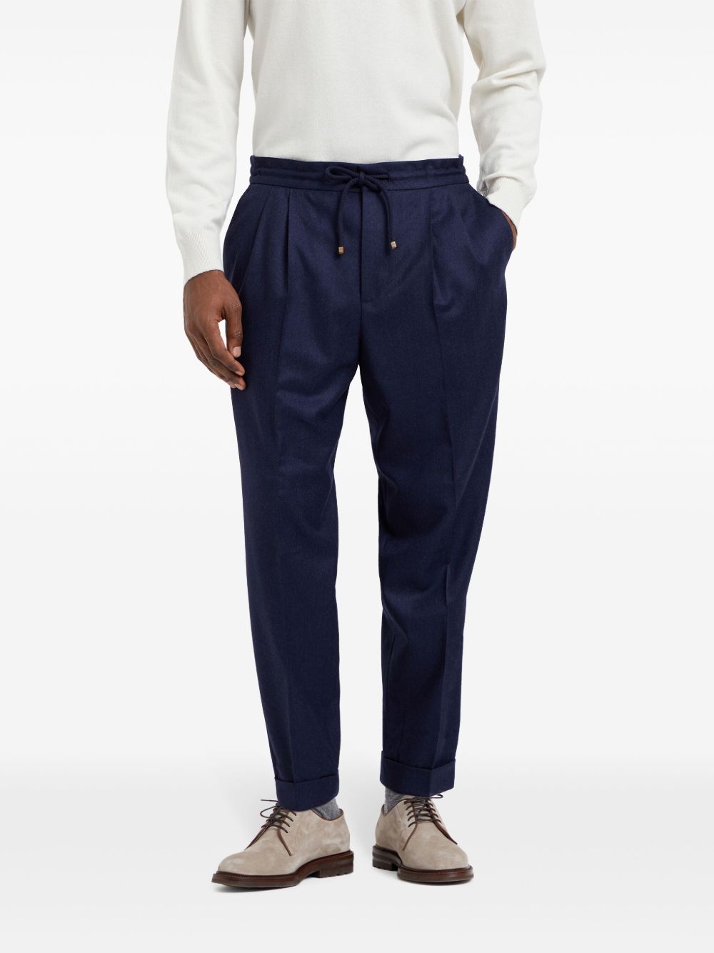 Brunello Cucinelli Men Wool Trousers