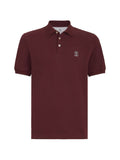 Brunello Cucinelli Men Logo Cotton Polo Shirt