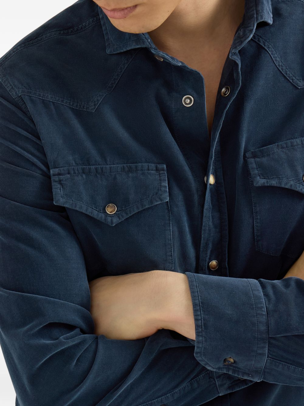 Brunello Cucinelli Men Cotton Shirt