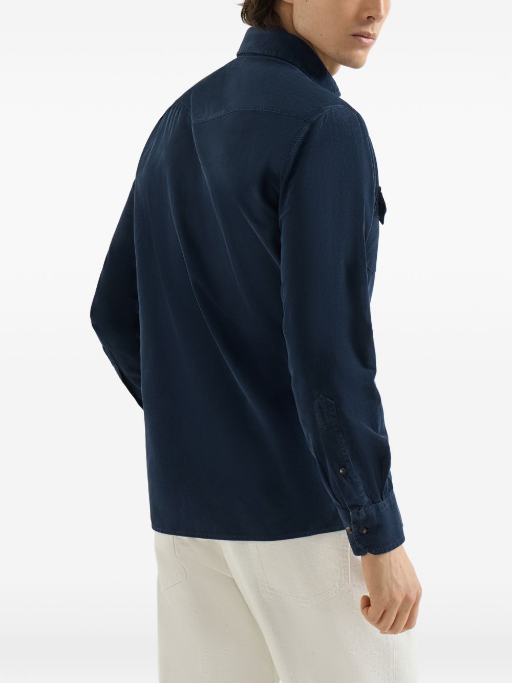 Brunello Cucinelli Men Cotton Shirt