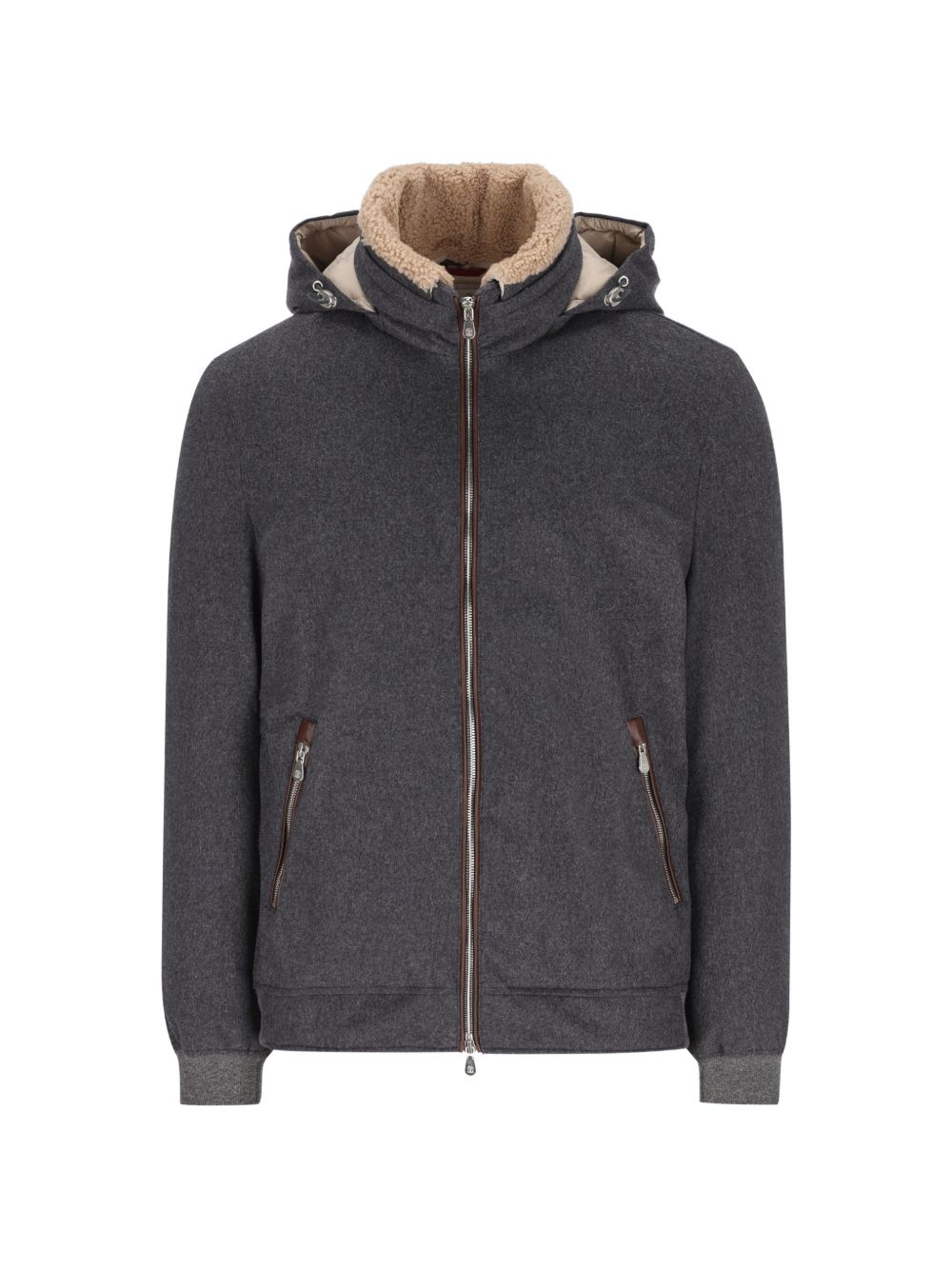 Brunello Cucinelli Men Wool Down Jacket