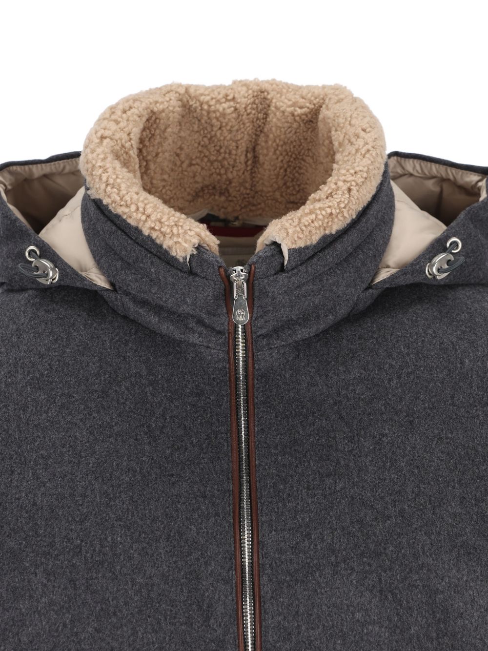 Brunello Cucinelli Men Wool Down Jacket