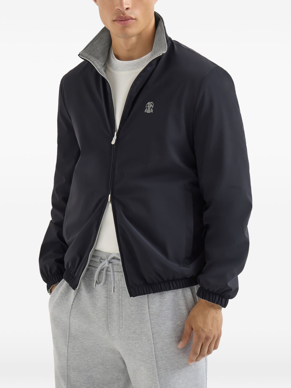 Brunello Cucinelli Men Water-Resistant Blouson Jacket