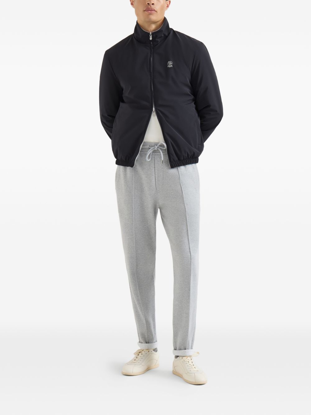 Brunello Cucinelli Men Water-Resistant Blouson Jacket