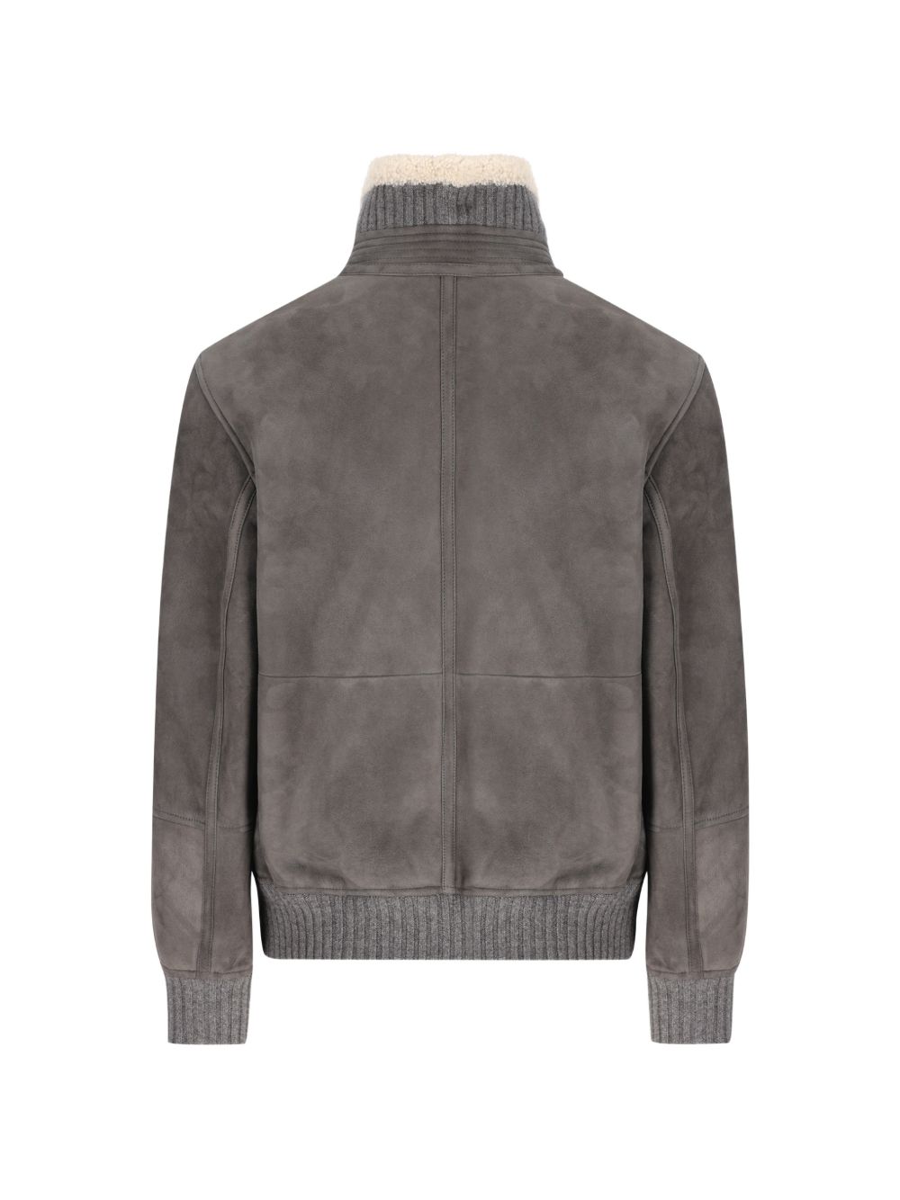 Brunello Cucinelli Men Shearling Leather Jacket