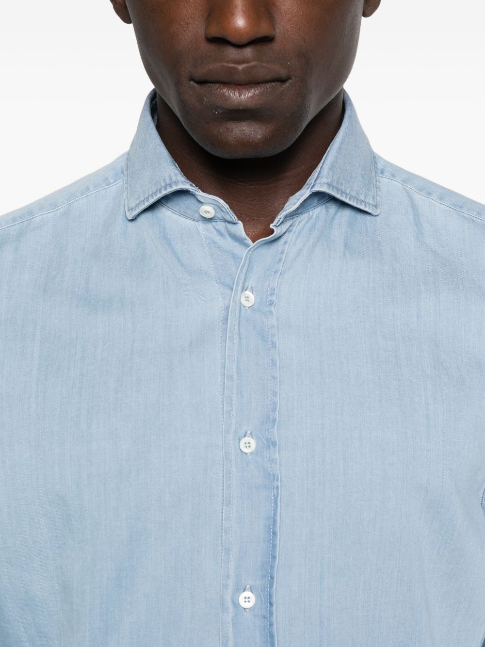 Brunello Cucinelli Men Cotton Shirt