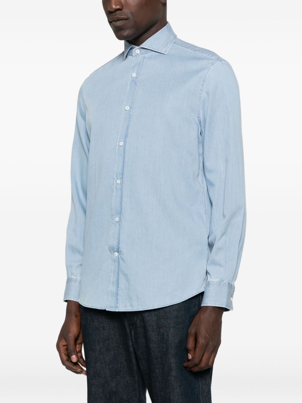 Brunello Cucinelli Men Cotton Shirt