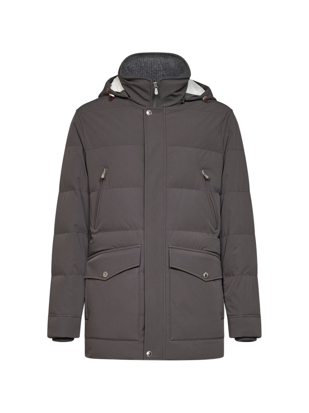 Brunello Cucinelli Men Hooded Down Jacket