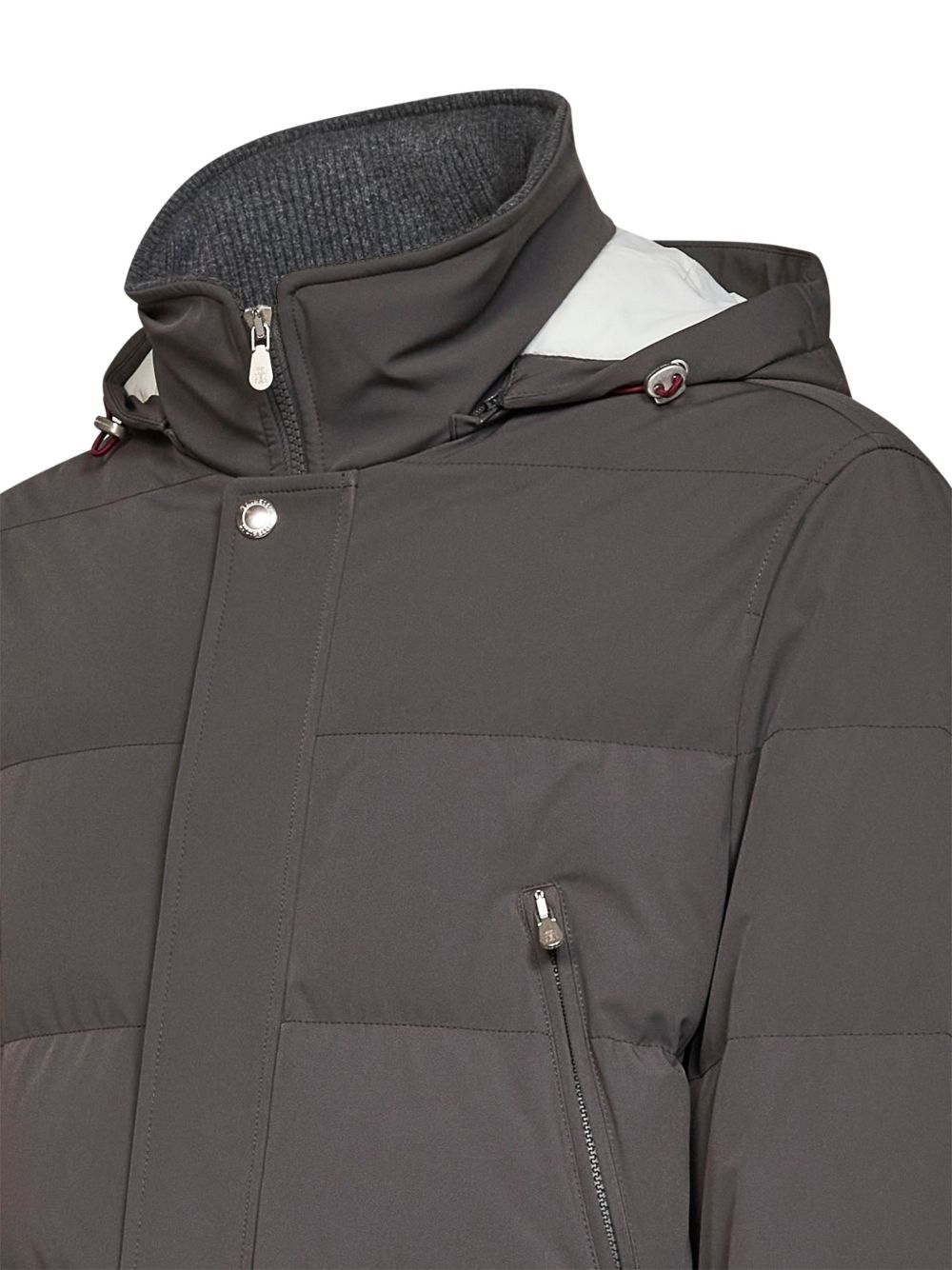 Brunello Cucinelli Men Hooded Down Jacket
