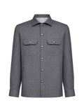 Brunello Cucinelli Men Wool Shirt