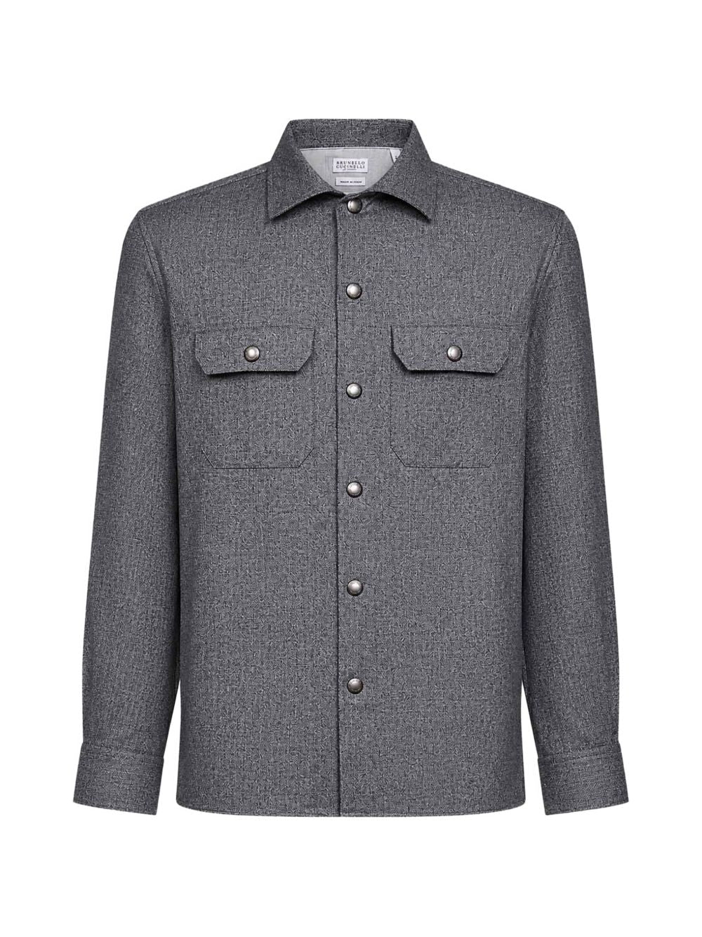Brunello Cucinelli Men Wool Shirt