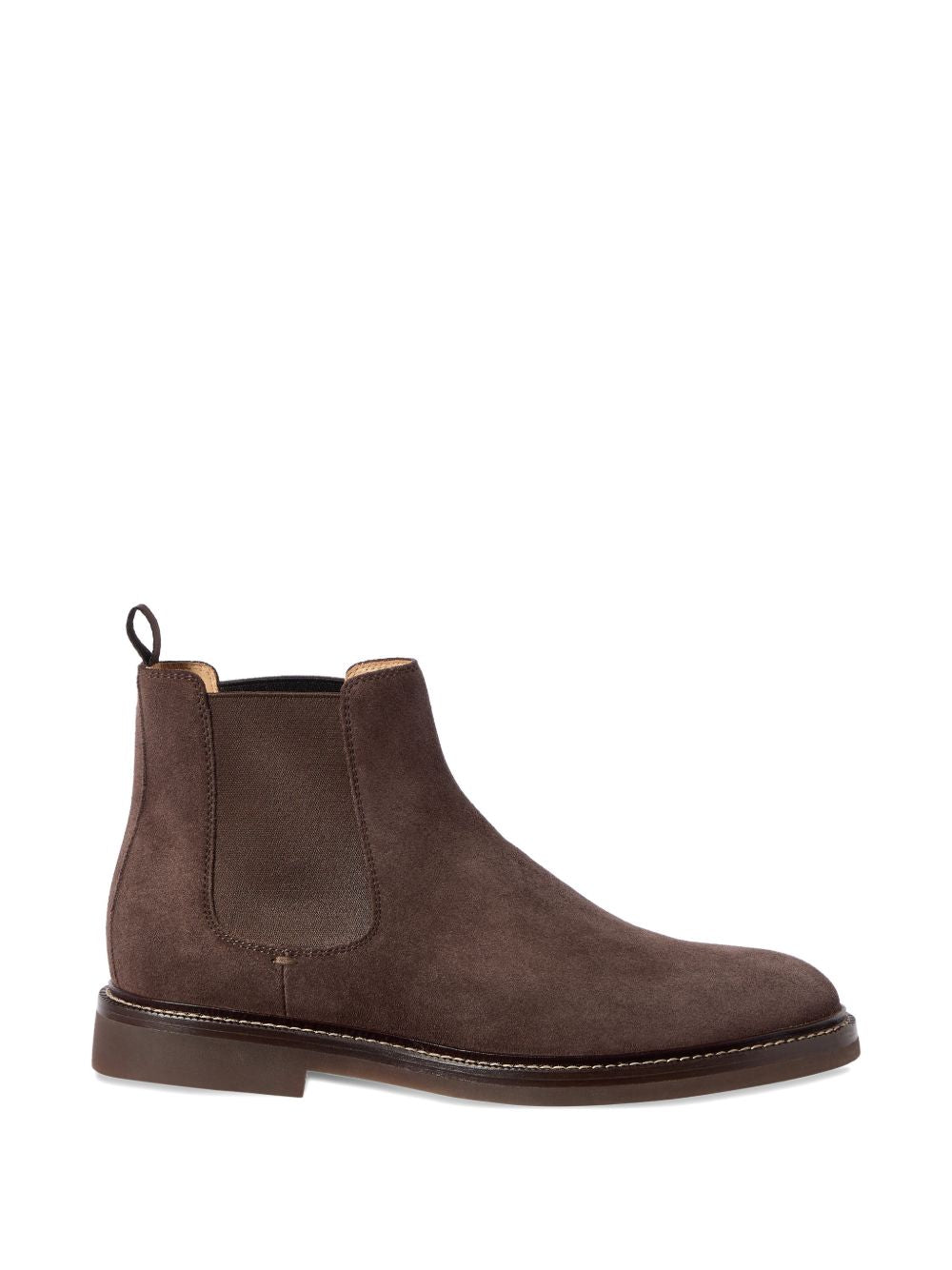 Brunello Cucinelli Men Leather Chelsea Boots