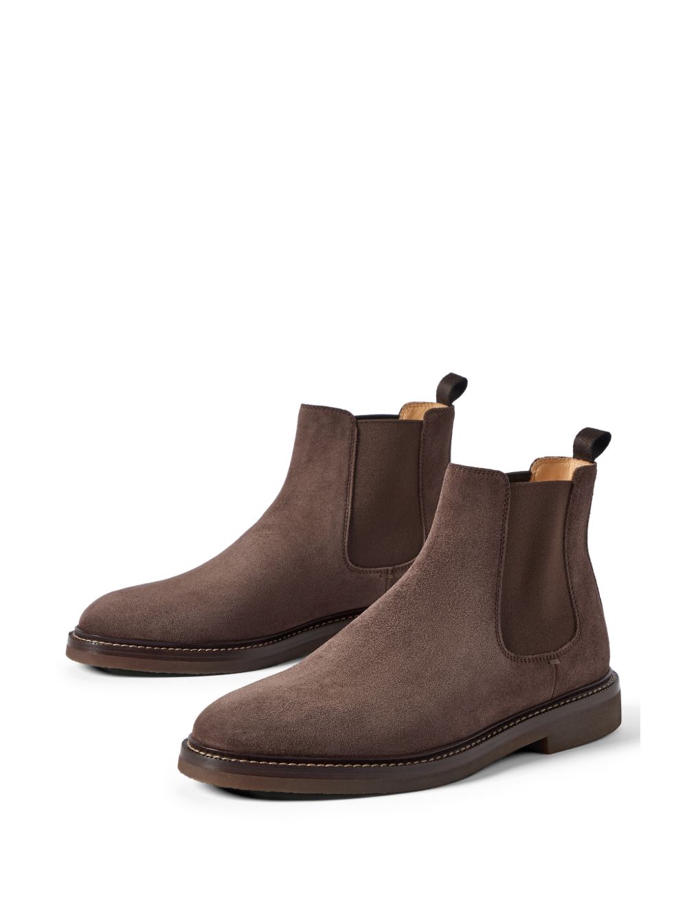 Brunello Cucinelli Men Leather Chelsea Boots
