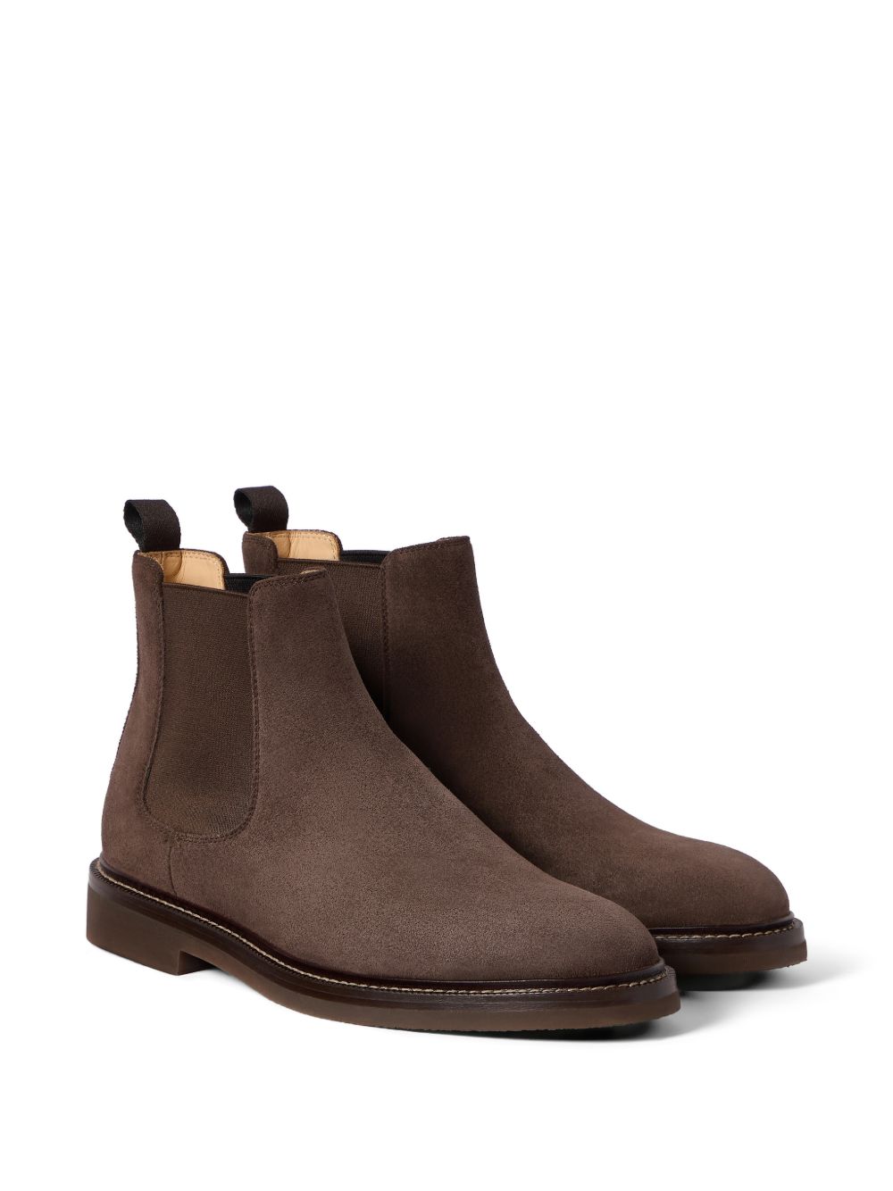 Brunello Cucinelli Men Leather Chelsea Boots
