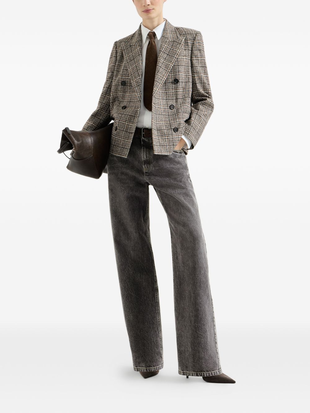 Brunello Cucinelli Women Wool Double-Breasted Jacket