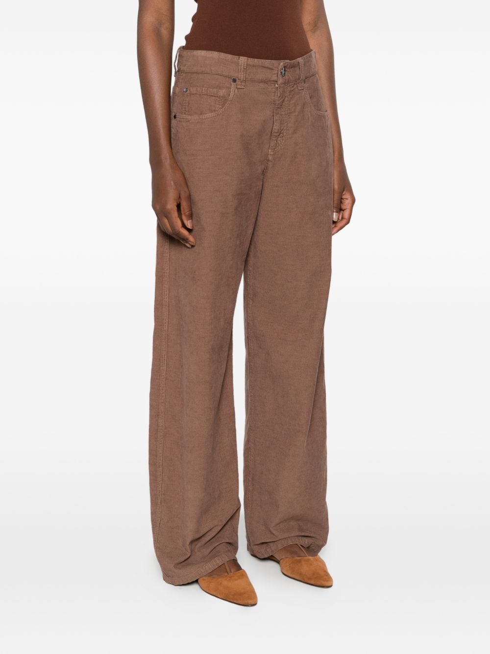 Brunello Cucinelli Women Velvet Trousers