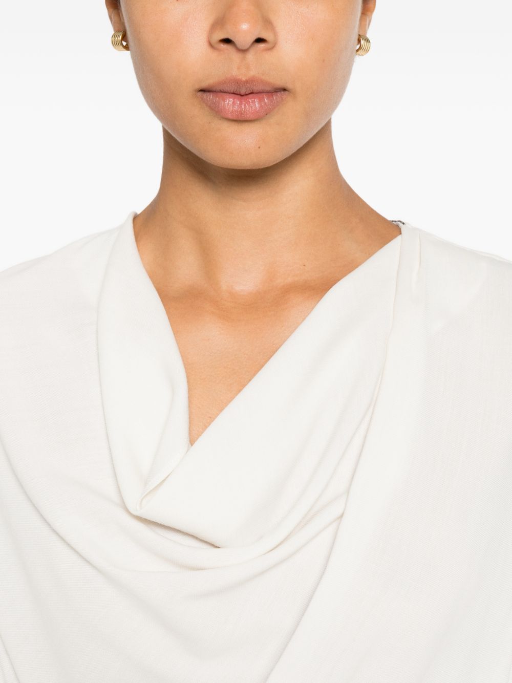 Brunello Cucinelli Women Silk Blend Midi Dress