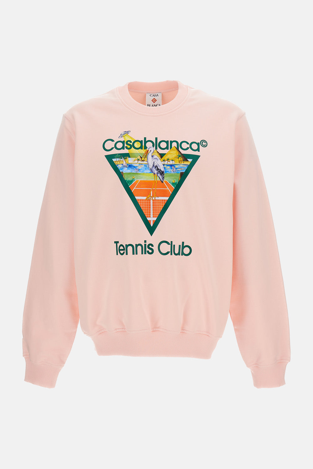 Casablanca Men Tennis Club Icon Printed Classic Sweatshirt