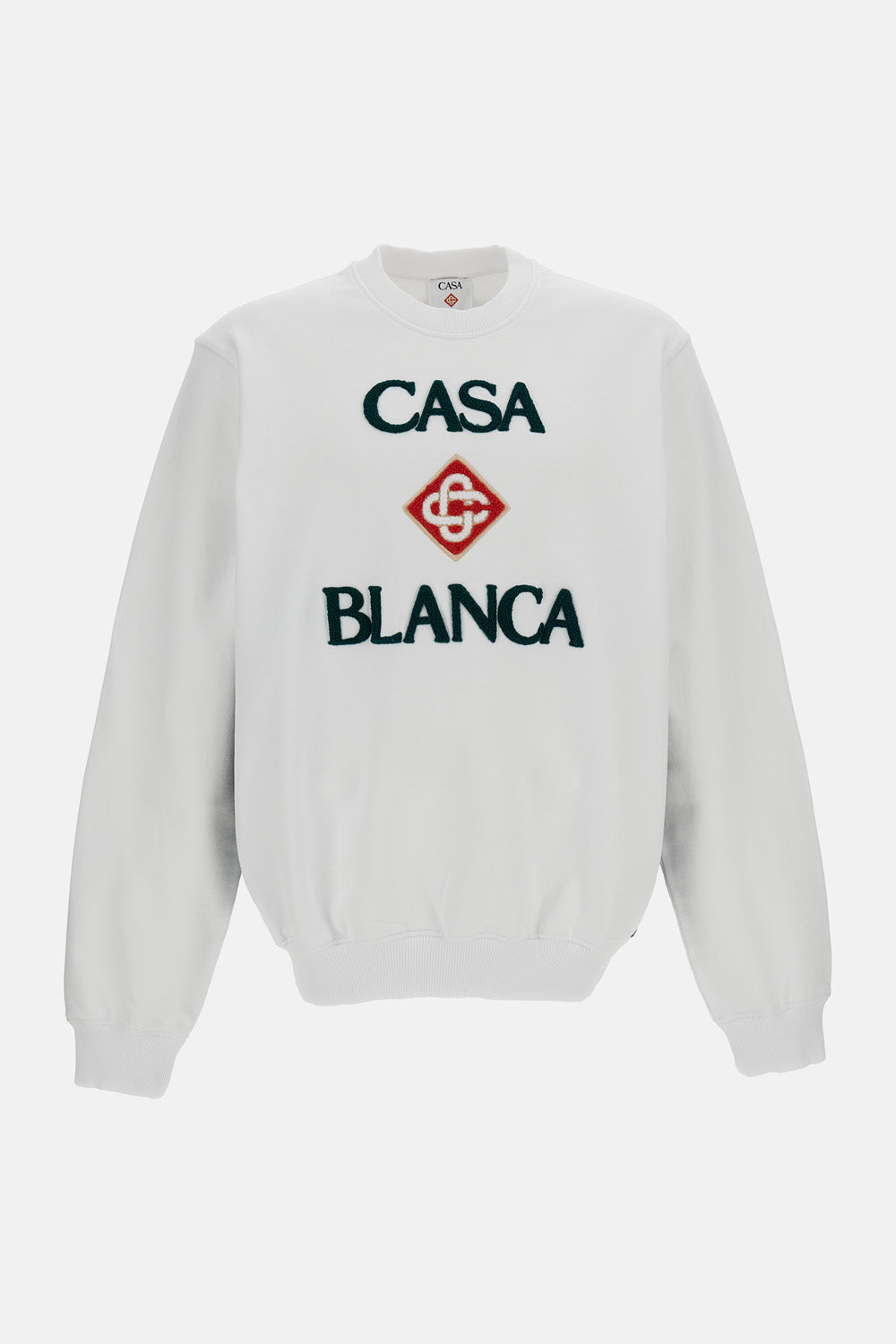 Casablanca Men Boucle Embroidered Classic Sweatshirt