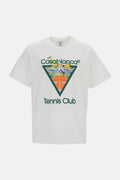 Casablanca Men Tennis Club Icon Printed Classic T-Shirt