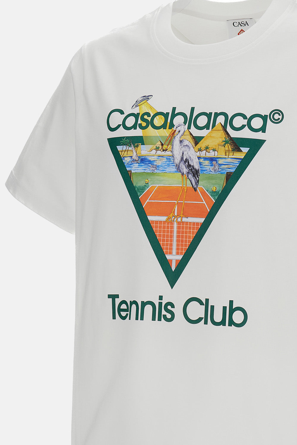 Casablanca Men Tennis Club Icon Printed Classic T-Shirt