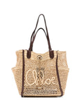 Chloé Women Chloé Iconic Rafia Tote Bag