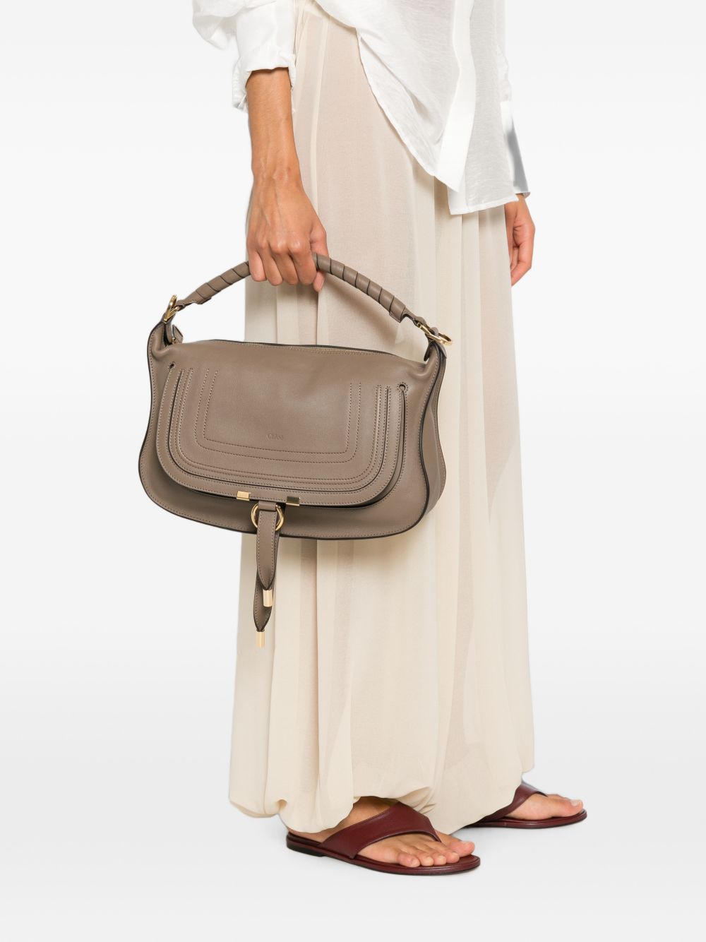 Chloé Women Marcie Small Leather Shoulder Bag