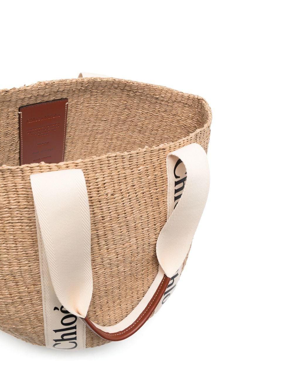 Chloé Women Woody Large Straw Basket Bag
