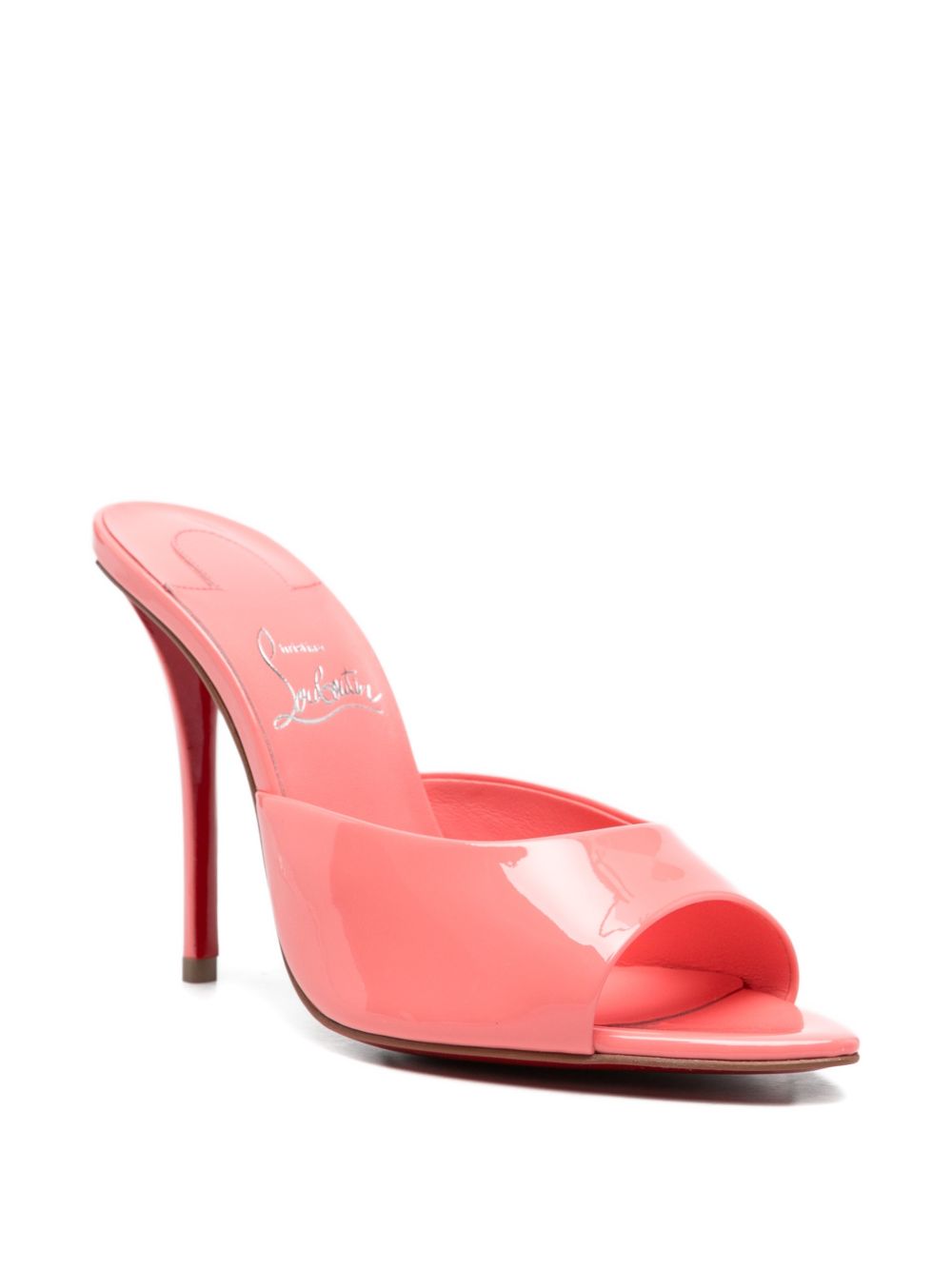 Christian Louboutin Women Miss Z Patent Leather Mules