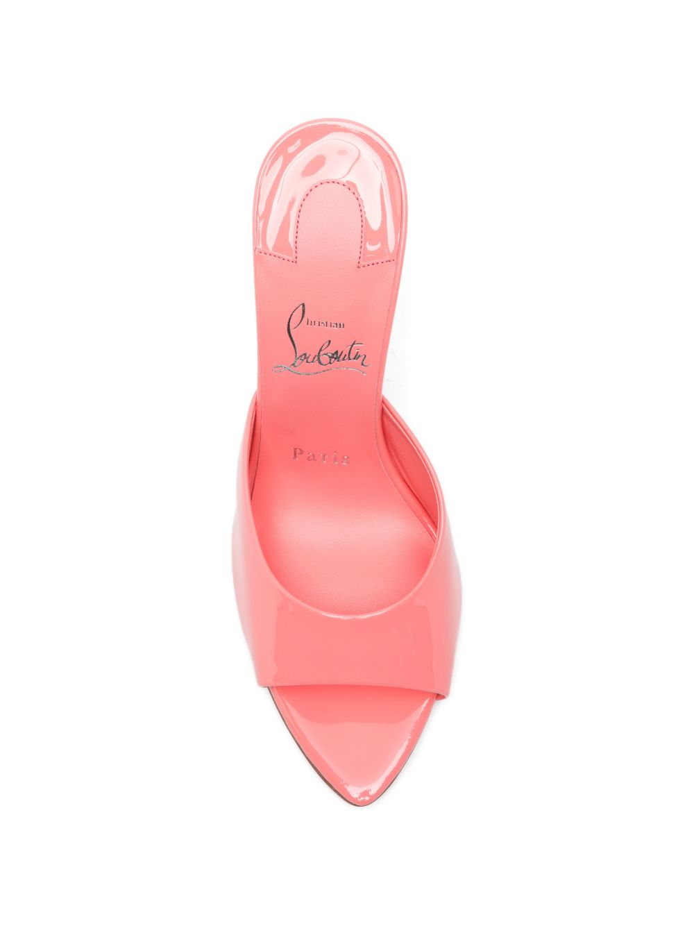Christian Louboutin Women Miss Z Patent Leather Mules