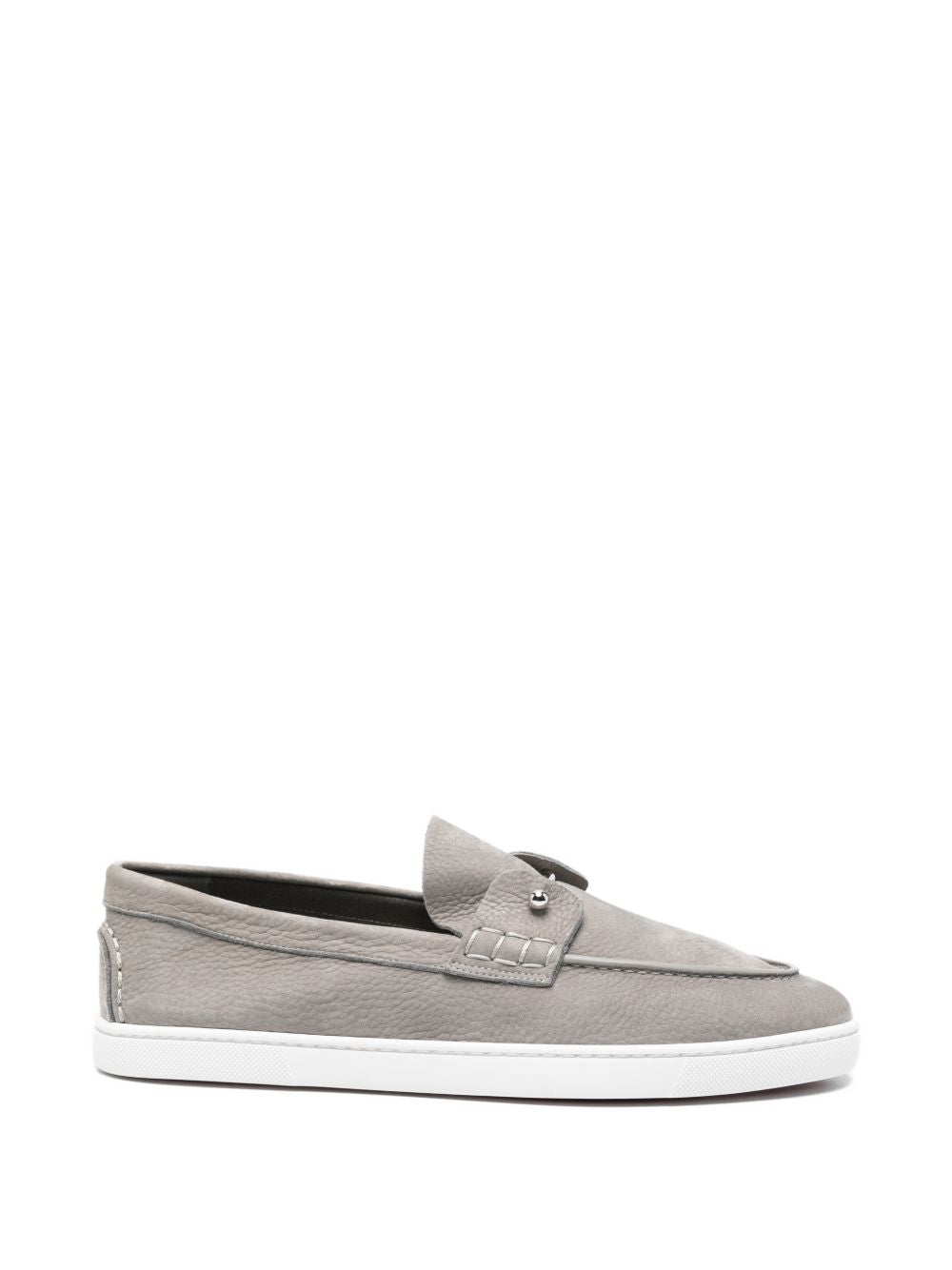 Christian Louboutin Men Chambeliboat Suede Leather Loafers
