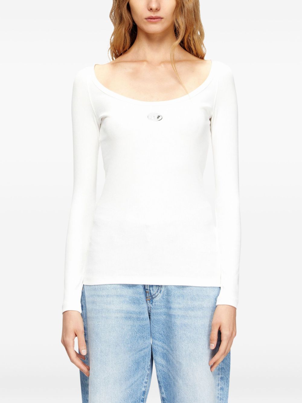 Diesel Women Logo Cotton Top