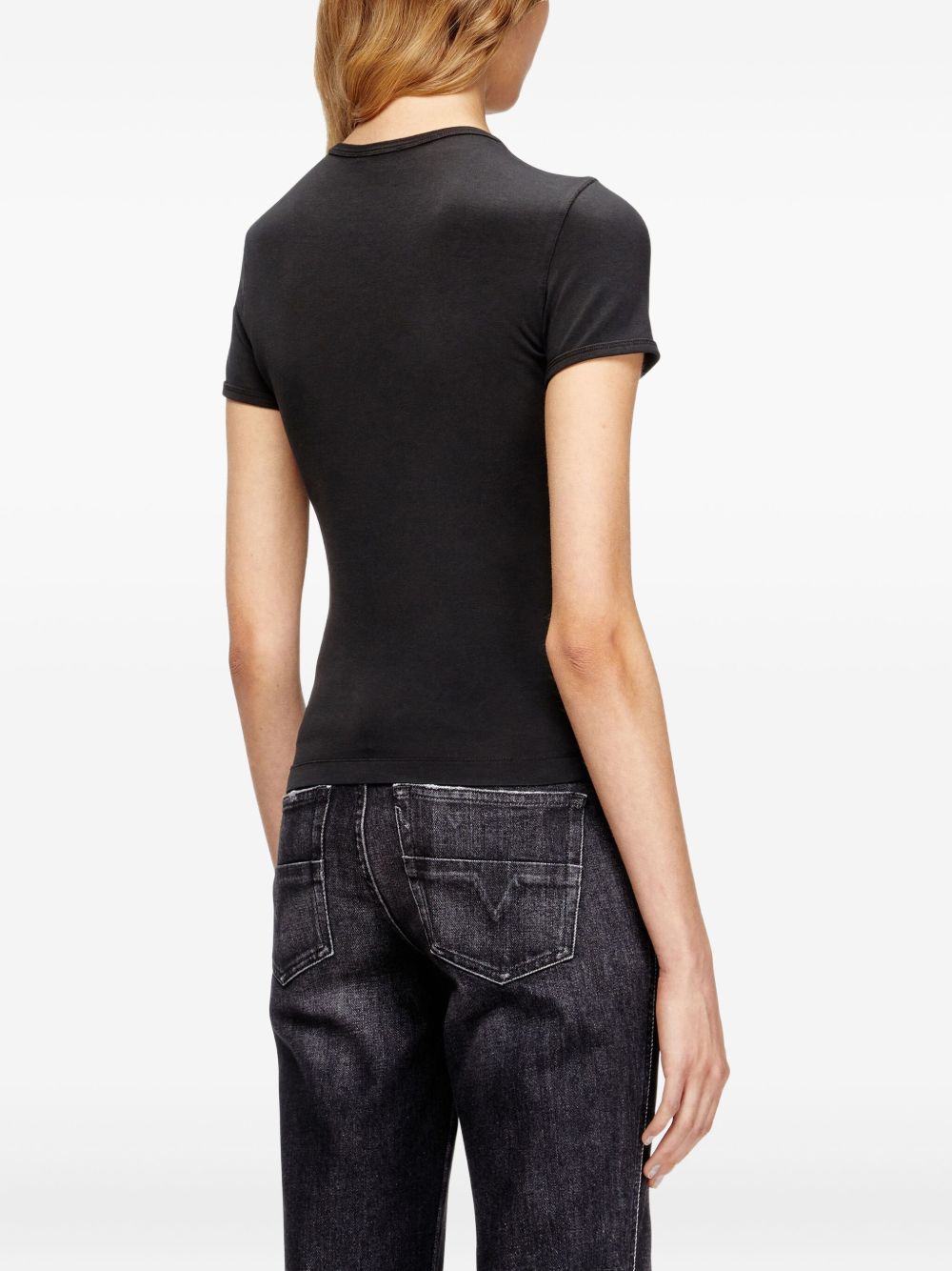 Diesel Women Logo Cotton T-Shirt