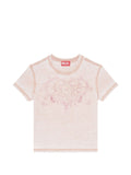 Diesel Women Logo Cotton Blend T-Shirt