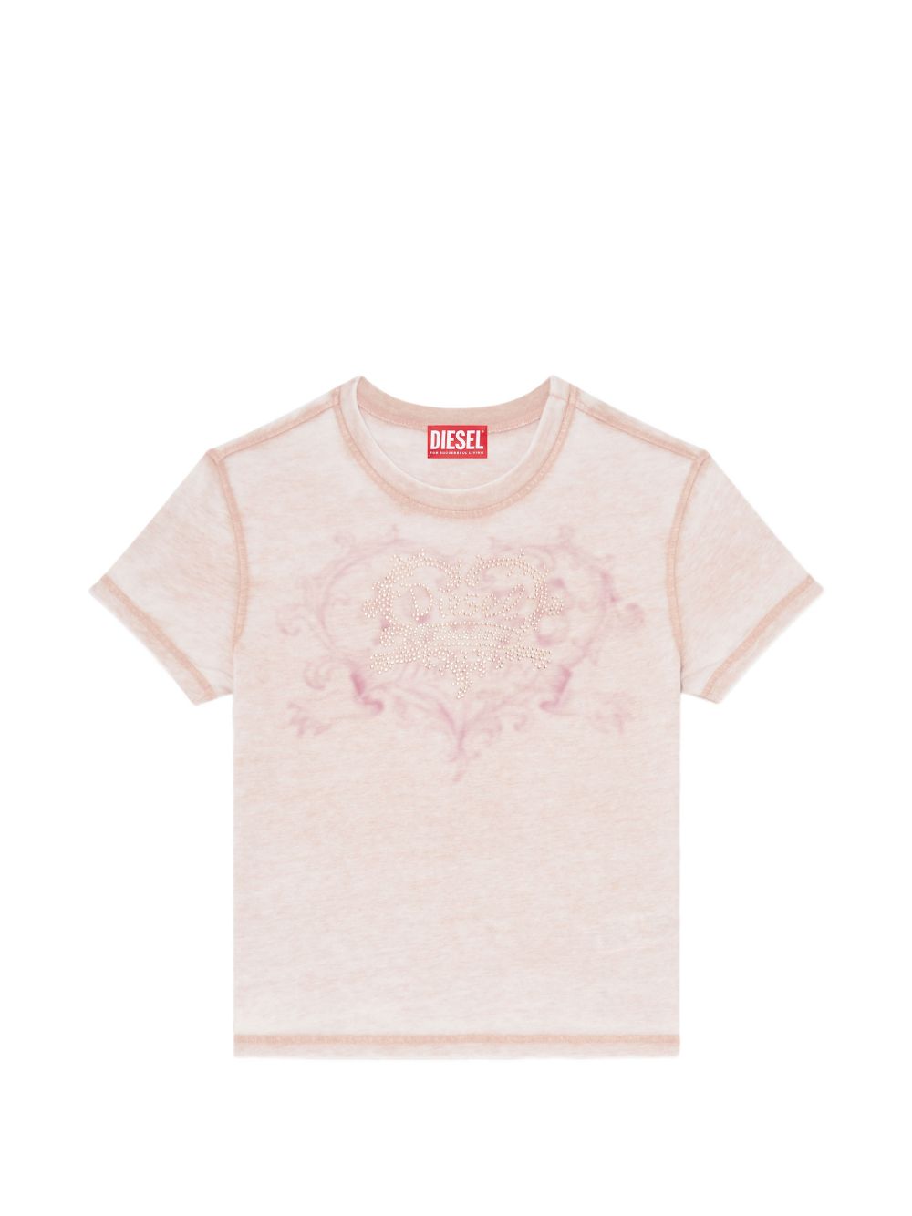 Diesel Women Logo Cotton Blend T-Shirt