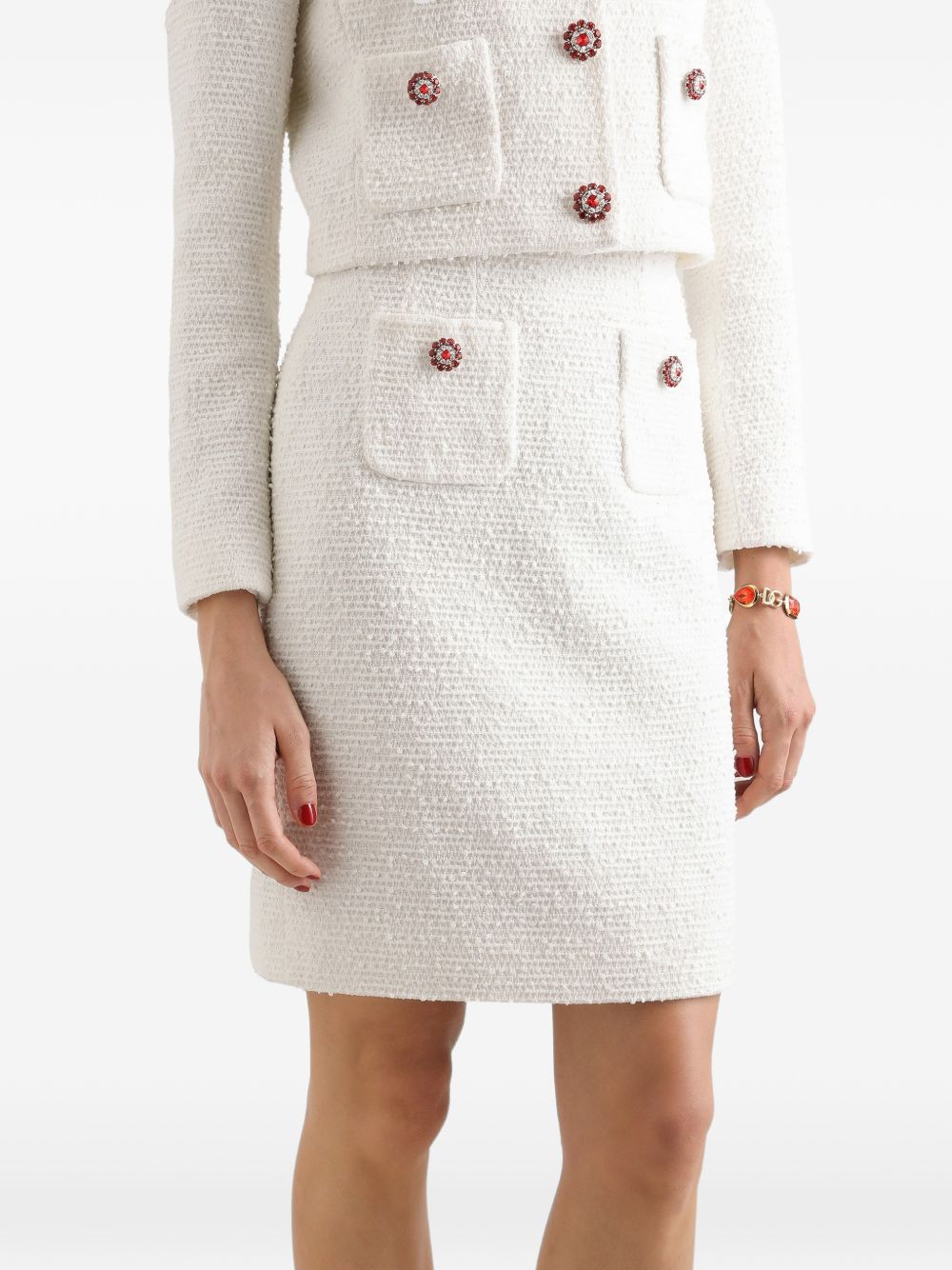 Dolce & Gabbana Women Cotton Midi Skirt