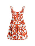 Dolce & Gabbana Women Maiolica Print Cotton Dress