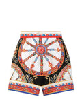 Dolce & Gabbana Women Carretto Print Cotton Shorts