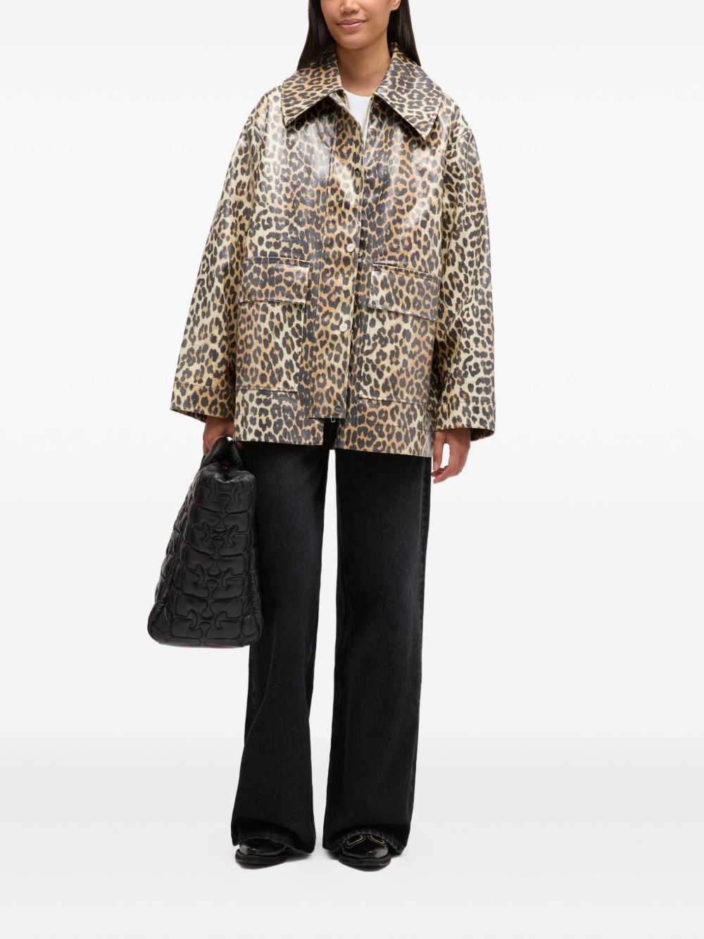 Ganni Women Cotton Blend Jacket