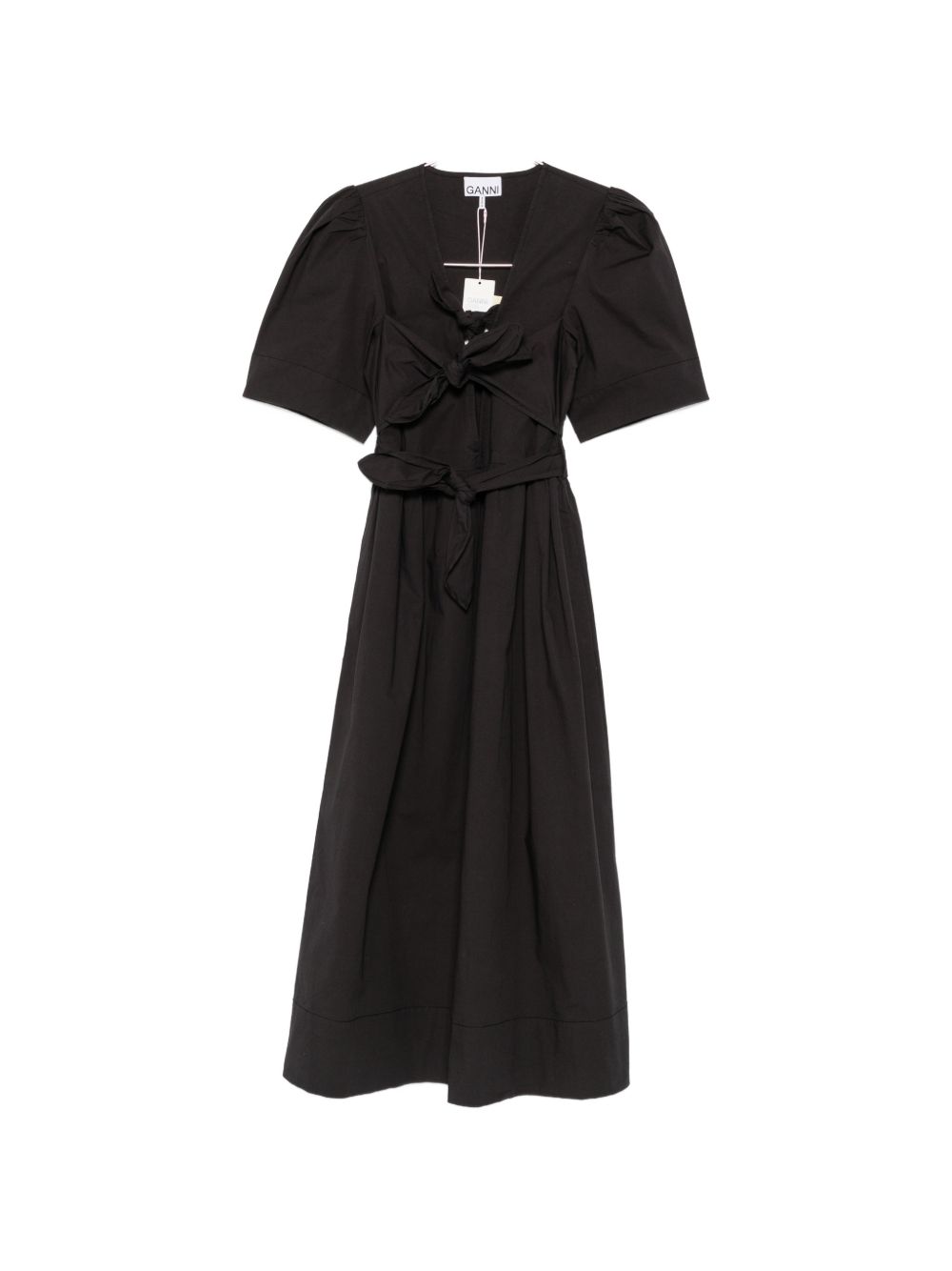 Ganni Women Organic Cotton Midi Dress