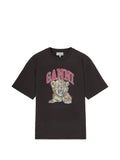 Ganni Women Printed Cotton T-Shirt
